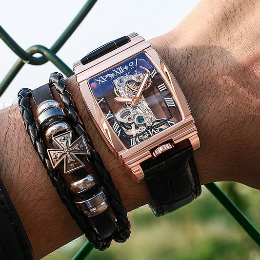 Double-Sided Hollow Mechanical Watch ⌚️